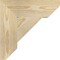 Ekena Millwork Traditional Slat Rough Sawn Bracket, Douglas Fir, 4"W x 14"D x 14"H BKT04X14X14TRA06RDF - alternate 4